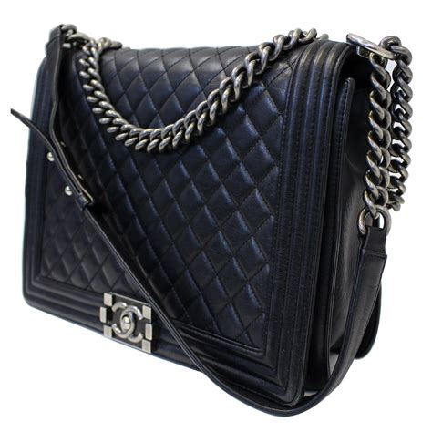 chanel boy calfskin review|chanel calfskin leather shoulder bags.